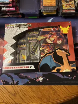 Pokémon TCG Celebrations Collection Lance's Charizard V Box - Image 3