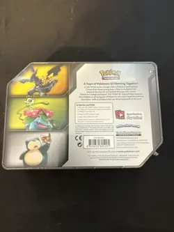 Pokemon TCG Tag Team Sealed Tin Eevee Snorlax GX Promo - Image 4