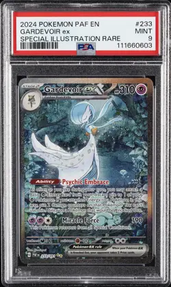 2024 POKEMON PAF EN-PALDEAN FATES SPECIAL ILLUSTRATION RARE GARDEVOIR EX PSA 9 - Image 1