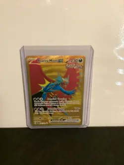 Pokemon Card TCG - Roaring Moon ex 262/182 Hyper Rare Gold Paradox Rift NM - Image 2