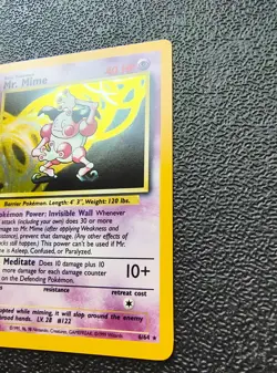 Mr. Mime - 6/64 - Pokemon Jungle No Symbol Holo Rare Card WOTC LP/NM - Image 5