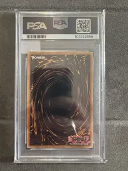 PSA 9 Mint YuGiOh! Illusion of Chaos 1st Edition BACH-EN034 Secret Rare Card - Image 2