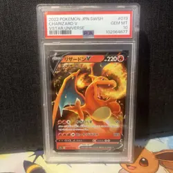 Charizard V 013/172 Vstar Universe PSA 10 GEM MINT Japanese Pokemon Card - Image 1