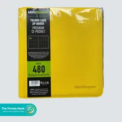 12-Pocket Zip Trading Card Binder | Holds 480 Standard Sized Cards by Mintkeeper - Image 4