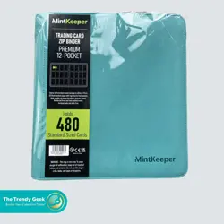 12-Pocket Zip Trading Card Binder | Holds 480 Standard Sized Cards by Mintkeeper - Image 5