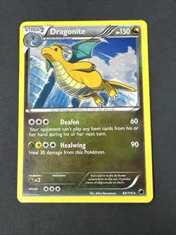 Dragonite 83/116 Plasma Freeze Cosmos Holo Rare Holo Pokemon Card LP - Image 4