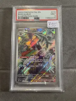 PSA 9 Baxcalibur 210/193 Sv02: Paldea Evolved Holo Graded Card TCG Pokemon - Image 1