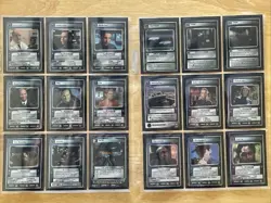 Star Trek CCG 1E Enterprise Complete 18 card Foil Premium Set - Image 1