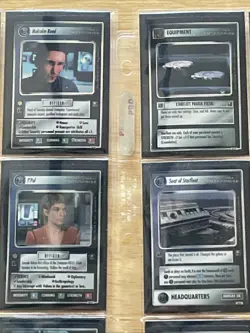 Star Trek CCG 1E Enterprise Complete 18 card Foil Premium Set - Image 5