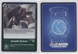 2021 Digimon Card Game - X Record Rare Grandis Scissor #BT9-100 02l5 - Image 3