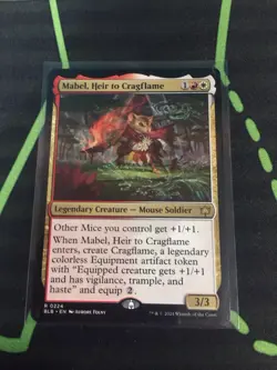 MTG Magic The Gathering Mabel, Heir To Cragflame BLB Rare Boros Soldier - Image 1