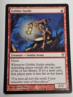 MTG Goblin Guide Zendikar 126/249 Regular Rare - Image 1
