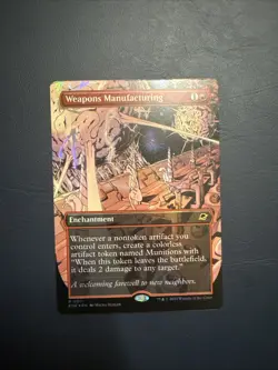 MTG EOE [311] - Weapons Manufacturing - Borderless Foil NM - Image 1