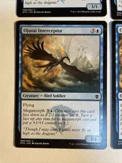 4x Mtg Dragons Of Tarkir Ojutai Interceptor NM Magic The Gathering - Image 2