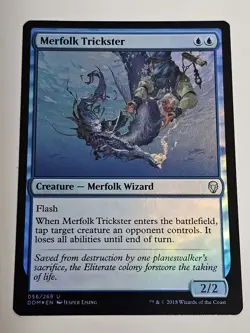 MTG Merfolk Trickster Dominaria 056/269 Foil Uncommon - Image 1