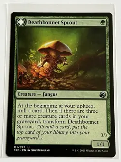 Deathbonnet Sprout Deathbonnet Hulk 181 MTG Innistrad MID 2021 MT 9.0 + Non Foil - Image 3