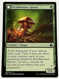 Deathbonnet Sprout Deathbonnet Hulk 181 MTG Innistrad MID 2021 MT 9.0 + Non Foil - Image 5