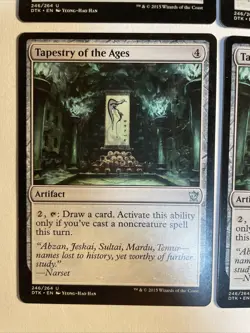 4x Mtg Dragons Of Tarkir Tapestry Of The Ages NM Magic The Gathering - Image 2