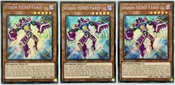 RA01-EN004 Vision HERO Faris - Secret Rare 1st Edition Near Mint YuGiOh Card - Image 1
