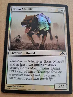 Magic The gathering 001 Mtg Boros Mastiff foil - Image 1