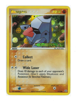 Nosepass 17/106 | EX Emerald | Stamped Reverse Holo | English Pokemon | LP - Image 3