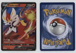 Cinderace V Pokemon Sword & Shield Fusion Strike #043 1gh7 - Image 3
