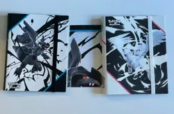 Pokemon Black Bolt & White Flare BINDER ONLY BOTH BUNDLE - NEW! + POSTER - Image 1