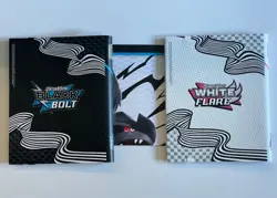 Pokemon Black Bolt & White Flare BINDER ONLY BOTH BUNDLE - NEW! + POSTER - Image 4