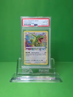 2020 POKEMON SWSH VIVID VOLTAGE RAYQUAZA PSA 10 - Image 1