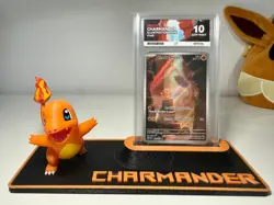 Pokemon TCG Charmander 168/165 S&V 151 English Ace Grading 10 GEM MINT - Image 2
