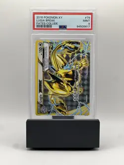 2016 POKEMON XY FATES COLLIDE #79 LUGIA BREAK PSA 9 - Image 1