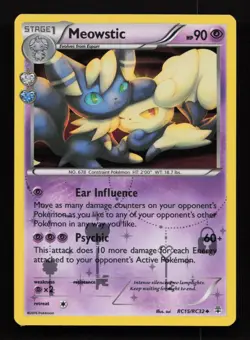 Meowstic RC15/RC32 XY Generations Holo Pokemon Radiant Collection NM - Image 1