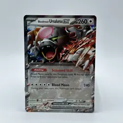 Pokemon TCG - Bloodmoon Ursaluna Ex - Twighlight Masquerade - 141/167 - Rare - Image 1