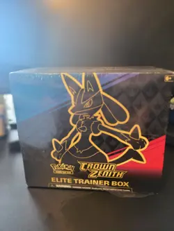 Pokemon Crown Zenith Elite Trainer Box Factory Sealed (Minor Tear In Seal) - Image 1