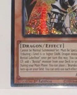 Yugioh The Bystial Lubellion MP23-EN160 Prismatic Secret Rare 1st Edition NM - Image 4