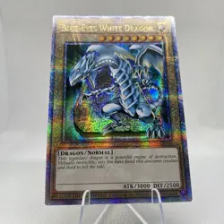Yugioh Blue-Eyes White Dragon LC01-EN004 QCSR 25TH NM - Image 3