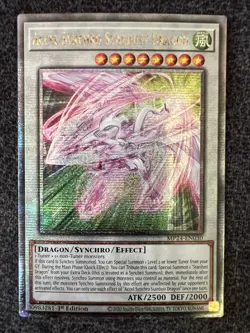 Yugioh Accel Synchro Stardust Dragon MP24-EN030 Quarter Century Secret Rare NM - Image 1