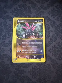 Sneasel 110/147 Aquapolis E-SERIES WOTC Reverse Holo Pokemon Card 2002 - Image 2