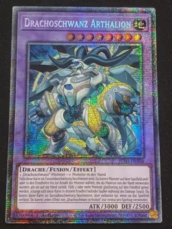Drachoschwanz Arthalion JUSH-DE006 Starlight Rare Justice Hunters DE NM YUGIOH - Image 1