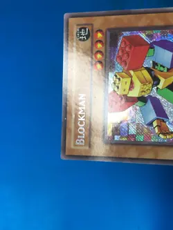 YUGIOH Secret Rare Blockman DPK-ENSE1 PLAYED - Image 4