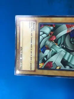 YUGIOH Secret Rare Alpha The Magnet Warrior DOR-E001 PLAYED - Image 4