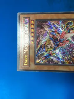 YUGIOH Secret Rare Dark Magician Girl CT2-EN004 PLAYED - Image 3