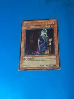 YUGIOH Secret Rare Hand Of The Six Samurai TDGS-EN085 1st Edition PLAYED - Image 1