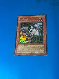 YUGIOH Ultra Rare Hyper Psychic Blaster/Assault Mode CRMS-EN020 1st Ed PLAYED - Image 1