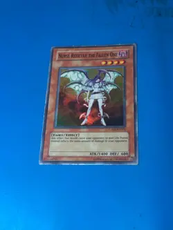 YUGIOH Super Rare Nurse Reficule The Fallen One GX05-EN001 PLAYED - Image 1