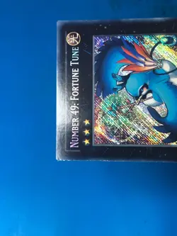 YUGIOH Secret Rare Number 49: Fortune Tune NUMH-EN029 1st Edition PLAYED - Image 3