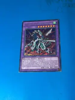 YUGIOH Secret Rare Odd-Eyes Vortex Dragon DOCS-EN045 1st Edition PLAYED - Image 1