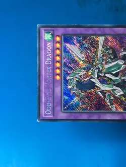 YUGIOH Secret Rare Odd-Eyes Vortex Dragon DOCS-EN045 1st Edition PLAYED - Image 3