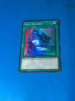 YUGIOH Super Rare Soul Release THSF-EN048 PLAYED - Image 1