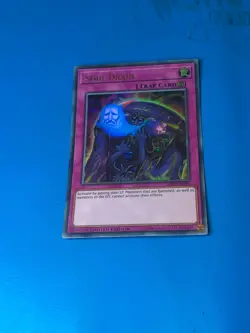 YUGIOH Ultra Rare Soul Drain LART-EN011 PLAYED - Image 1